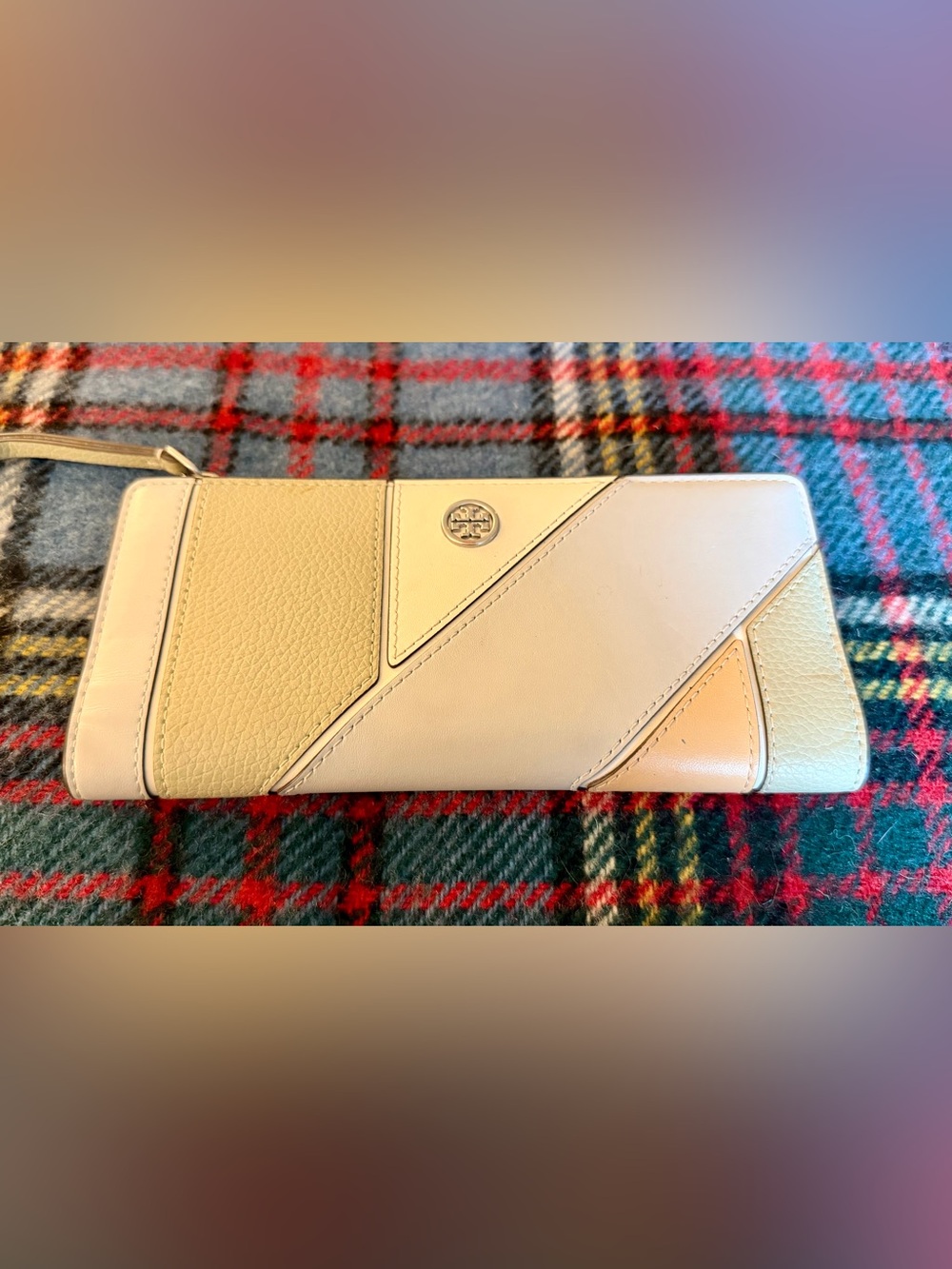 Tory Burch Robinson Patchwork Bifold Leather Wallet